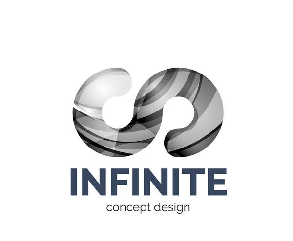 Infinita icona logo business branding — Vettoriale Stock