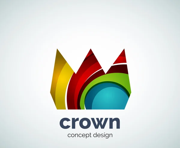 Plantilla Logo Corona — Vector de stock