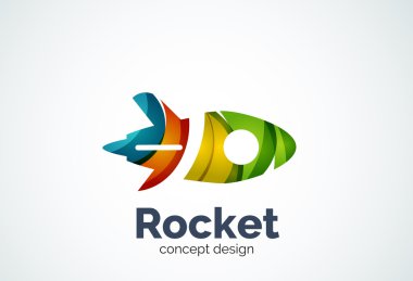 roket logo şablonu