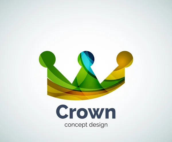 Plantilla Logo Corona — Vector de stock