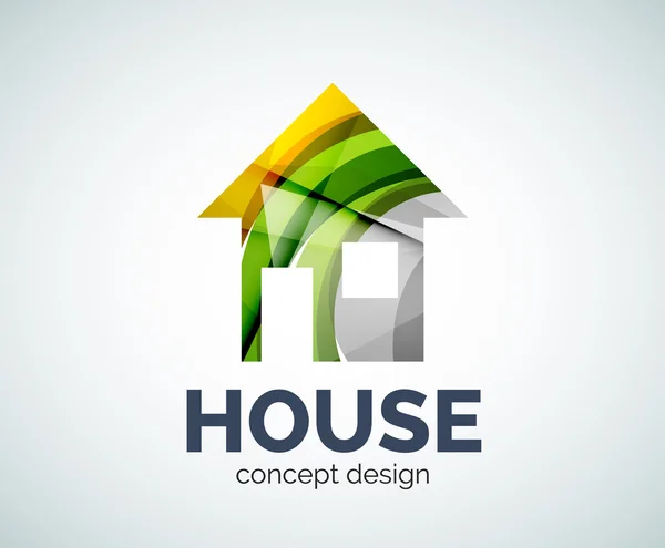 Home modelo de logotipo imobiliário — Vetor de Stock