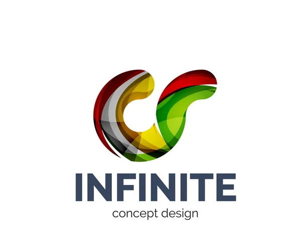 Infinite logo business branding icon — Stock Vector