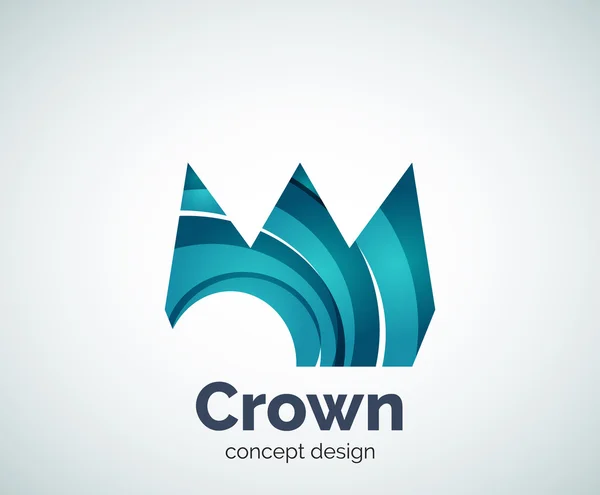 Plantilla Logo Corona — Vector de stock