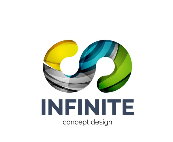 Infinite logo business branding icon — Stock Vector