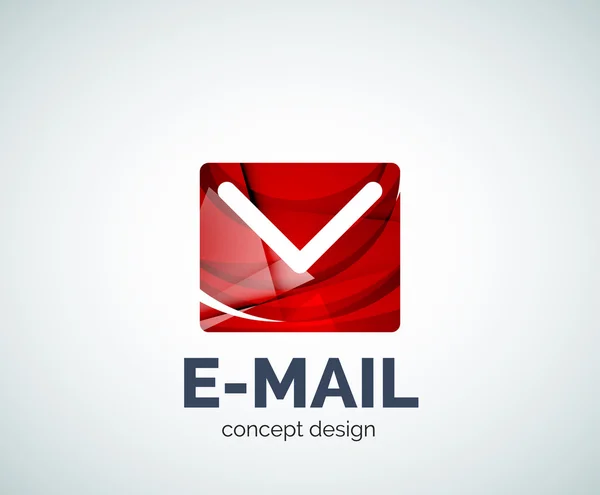 Icono marca de correo electrónico logo empresarial — Vector de stock