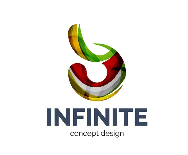 Infinita icona logo business branding — Vettoriale Stock