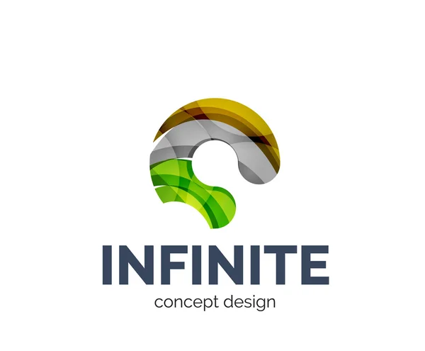 Infinita icona logo business branding — Vettoriale Stock