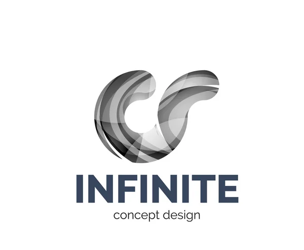 Infinita icona logo business branding — Vettoriale Stock