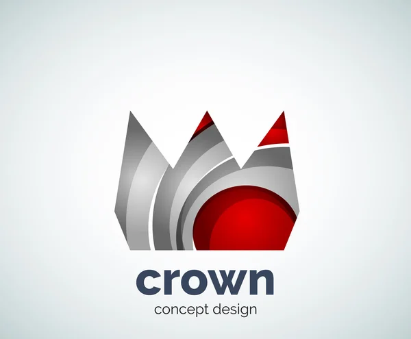 Plantilla Logo Corona — Vector de stock