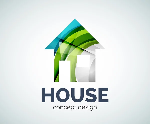 Home modelo de logotipo imobiliário — Vetor de Stock