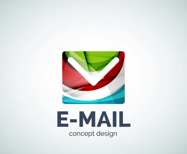 Icono marca de correo electrónico logo empresarial — Vector de stock