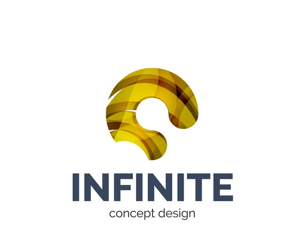 Infinita icona logo business branding — Vettoriale Stock