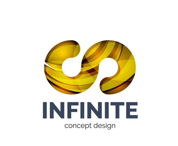 Infinite logo business branding icon — Stock Vector