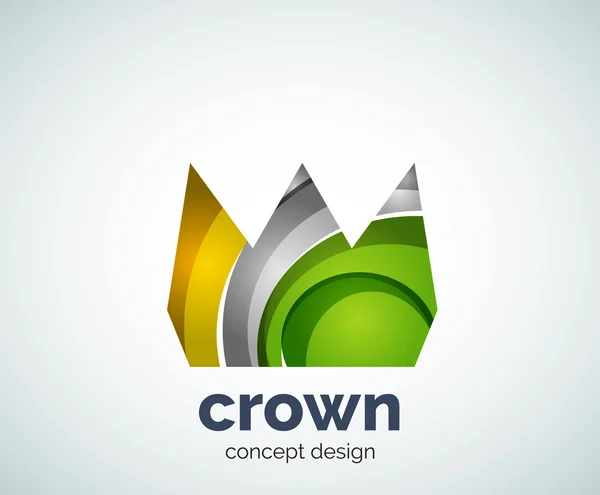 Plantilla Logo Corona — Vector de stock