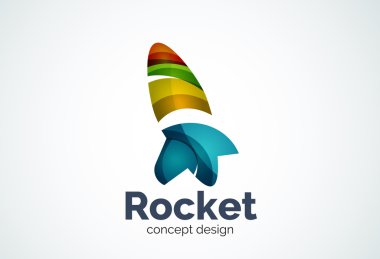 roket logo şablonu