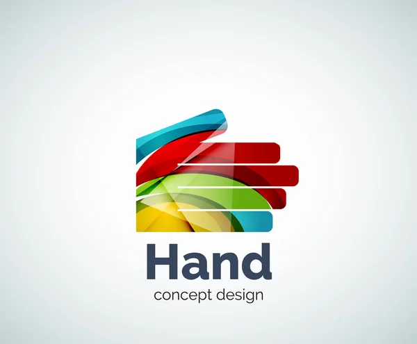 Hand logo sjabloon — Stockvector