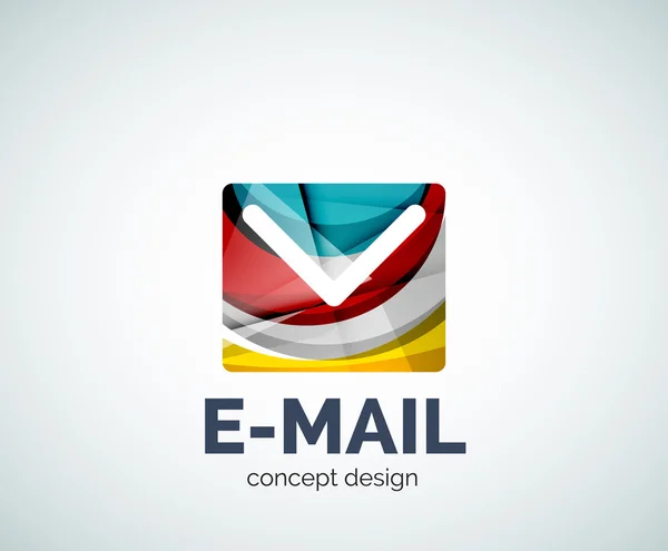 Icono marca de correo electrónico logo empresarial — Vector de stock