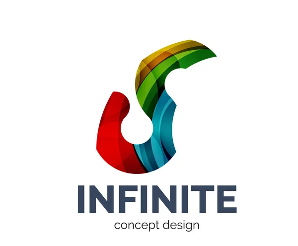 Infinite logo business branding icon — Stock Vector