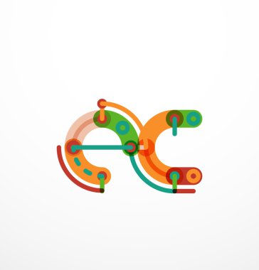 Karikatür doğrusal kutsal kişilerin resmi mektuplar