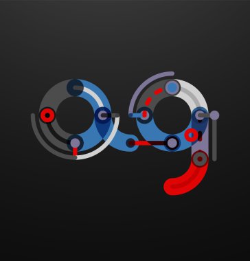 Karikatür doğrusal kutsal kişilerin resmi mektuplar