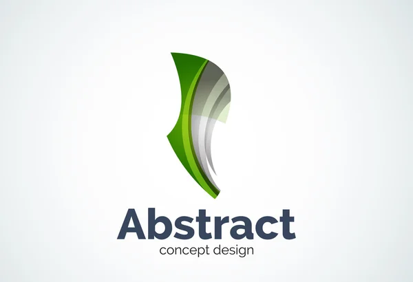 Abstracte Golf logo sjabloon, vloeiende beweging concept — Stockvector