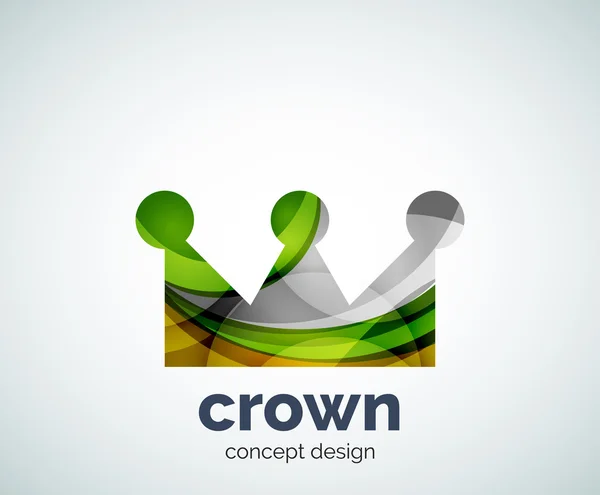 Crown logo template — Stock Vector