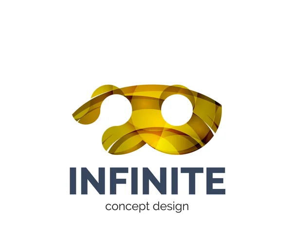 Infinita icona logo business branding — Vettoriale Stock