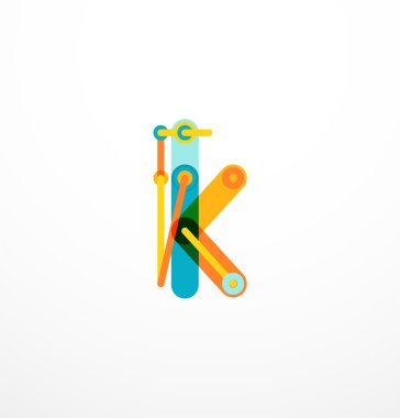 Özet satırı tasarım mektup logo