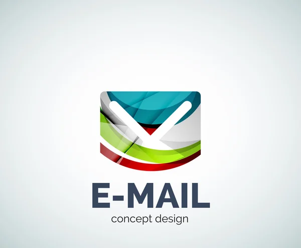 Icono marca de correo electrónico logo empresarial — Vector de stock