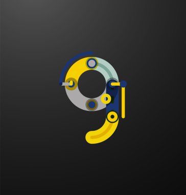 Karikatür doğrusal kutsal kişilerin resmi mektuplar