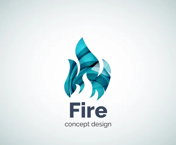 Modello logo antincendio — Vettoriale Stock