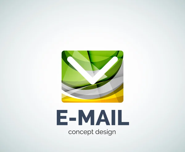 Icono marca de correo electrónico logo empresarial — Vector de stock