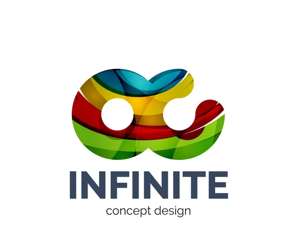 Infinite logo business branding icon — Stock Vector