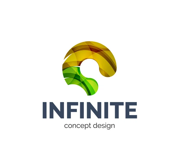 Infinita icona logo business branding — Vettoriale Stock