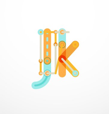 Özet satırı tasarım mektup logo