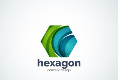 Altıgen logo şablonu, hücre kavramı