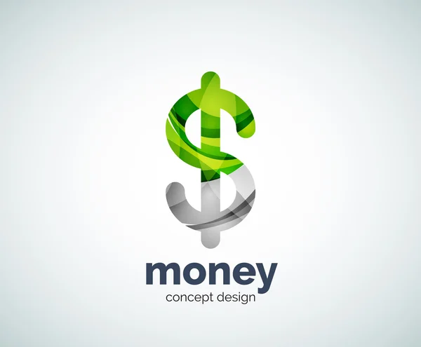 Vektör Doları logo şablonu — Stok Vektör