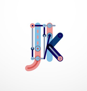 Özet satırı tasarım mektup logo