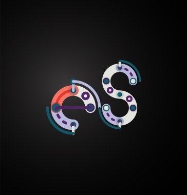 Geometrik tasarım harfler