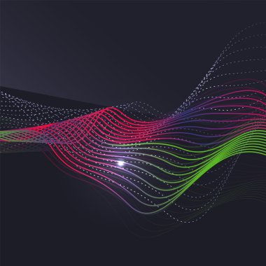 Koyu arka plan desen duman