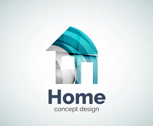 Home Immobilien Logo Vorlage — Stockvektor