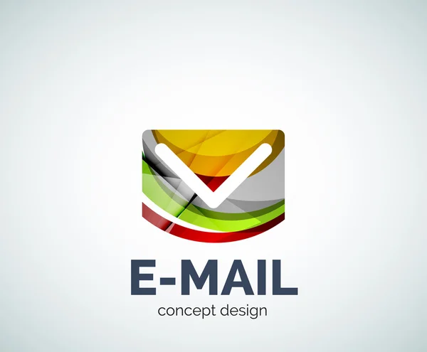 Icono marca de correo electrónico logo empresarial — Vector de stock