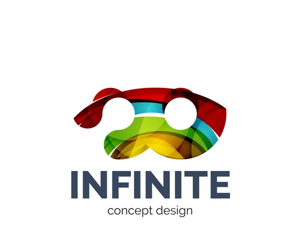 Infinite logo business branding icon — Stock Vector