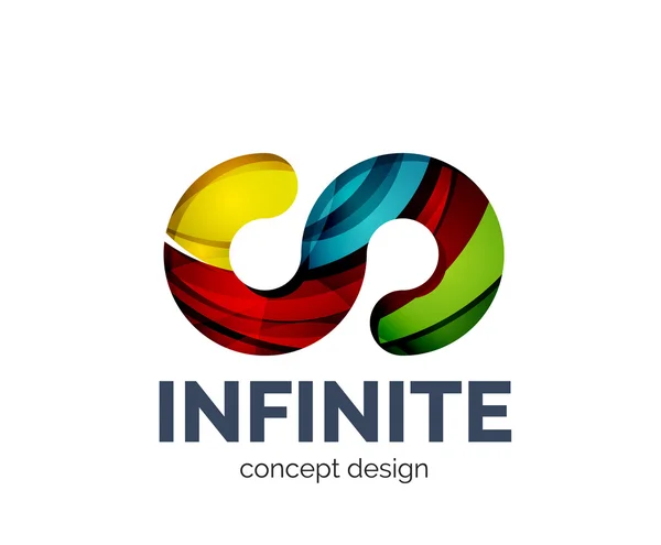 Infinite logo business branding icon — Stock Vector