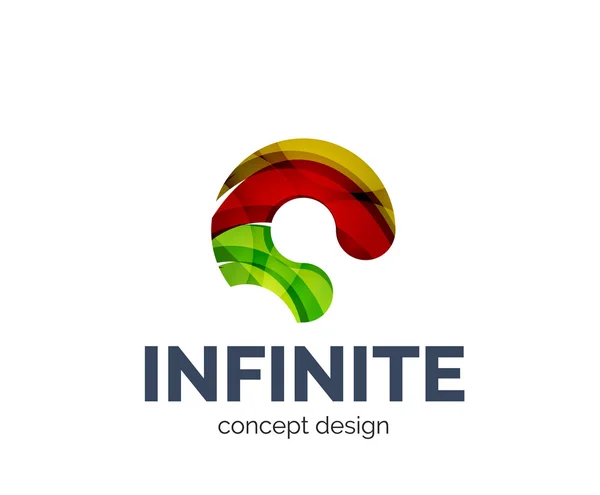 Infinite logo business branding icon — Stock Vector