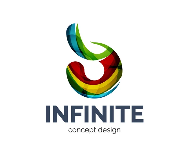 Infinita icona logo business branding — Vettoriale Stock