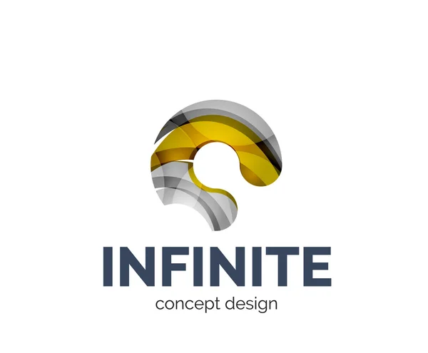 Infinita icona logo business branding — Vettoriale Stock
