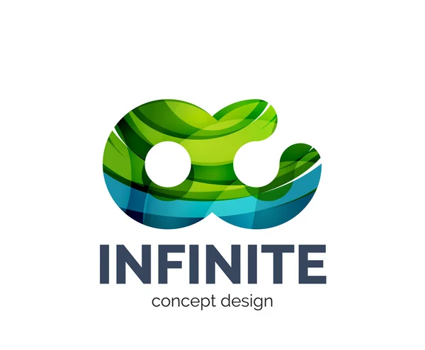 Infinite logo business branding icon — Stock Vector