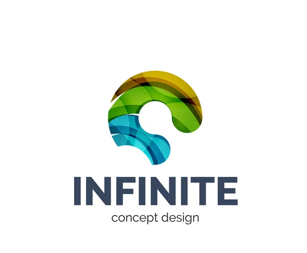 Logo infini icône de marque d'entreprise — Image vectorielle