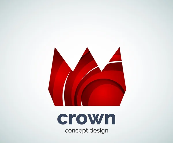 Crown logo template — Stock Vector